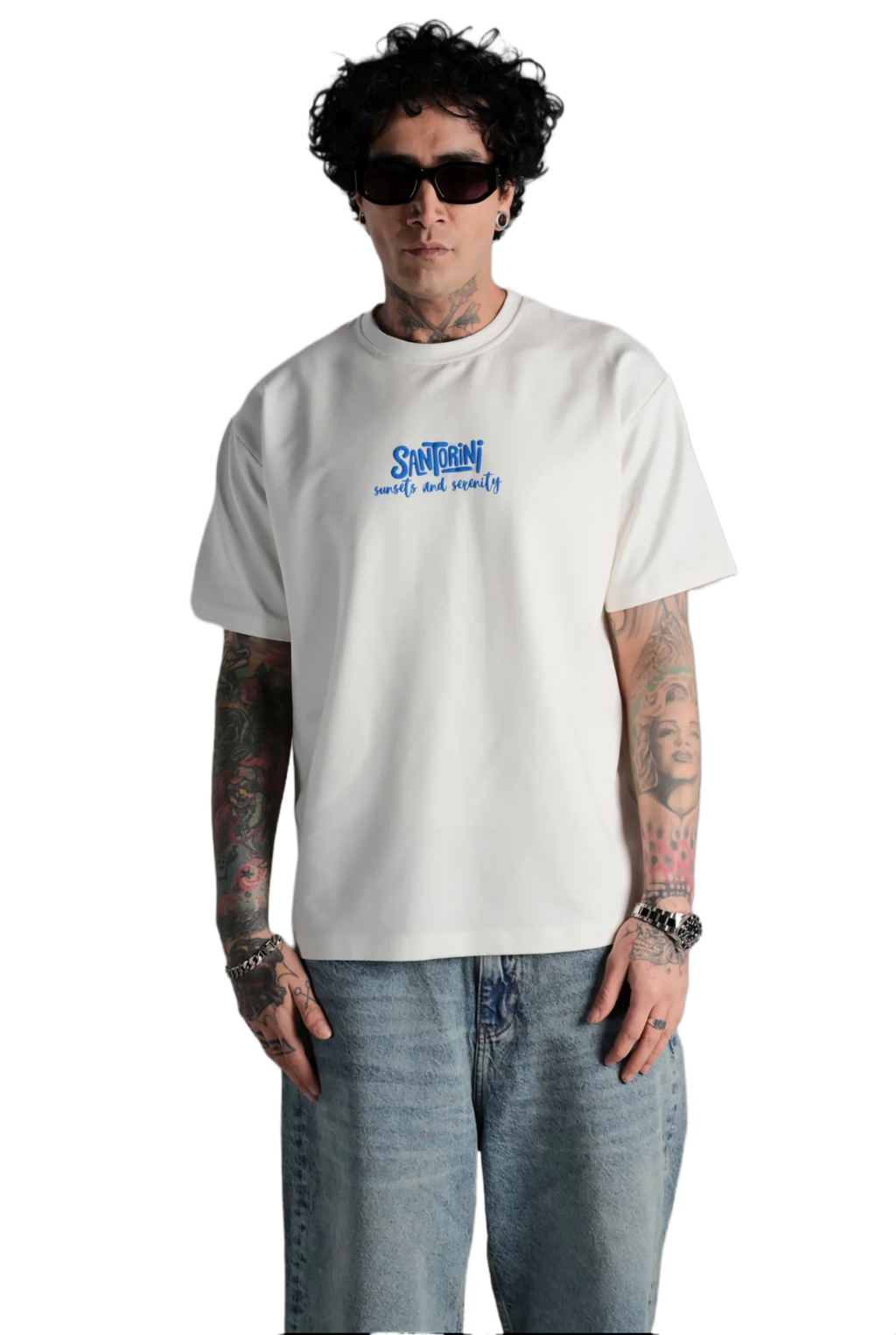 T-Shirt Santorini Oversized de Riches Paris
