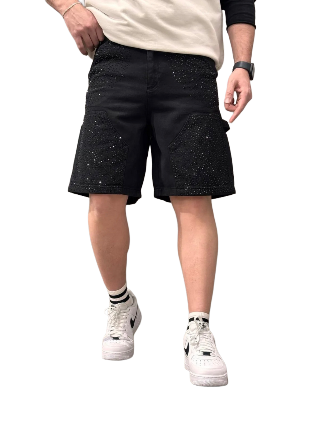 Short en Jeans Brillant de Riches Paris