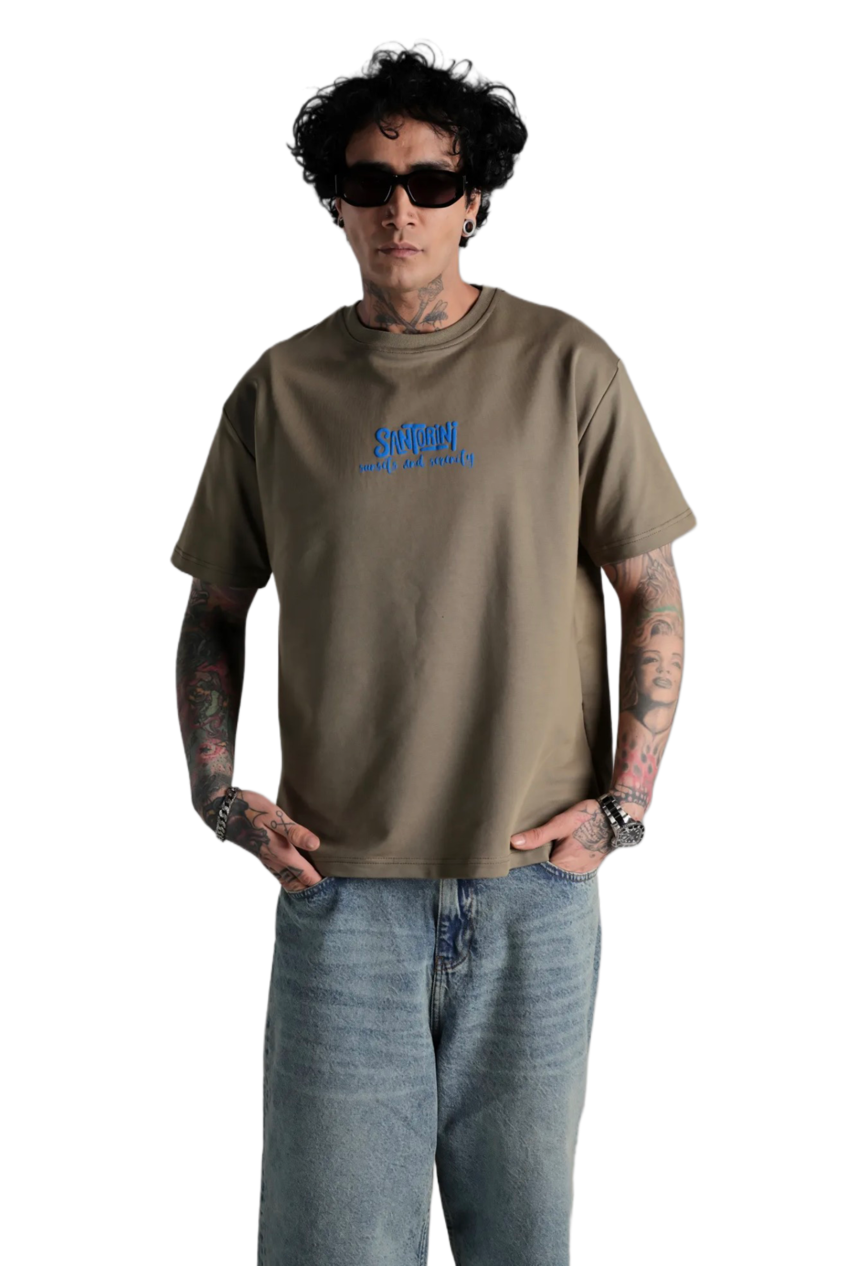 T-Shirt Santorini Oversized de Riches Paris