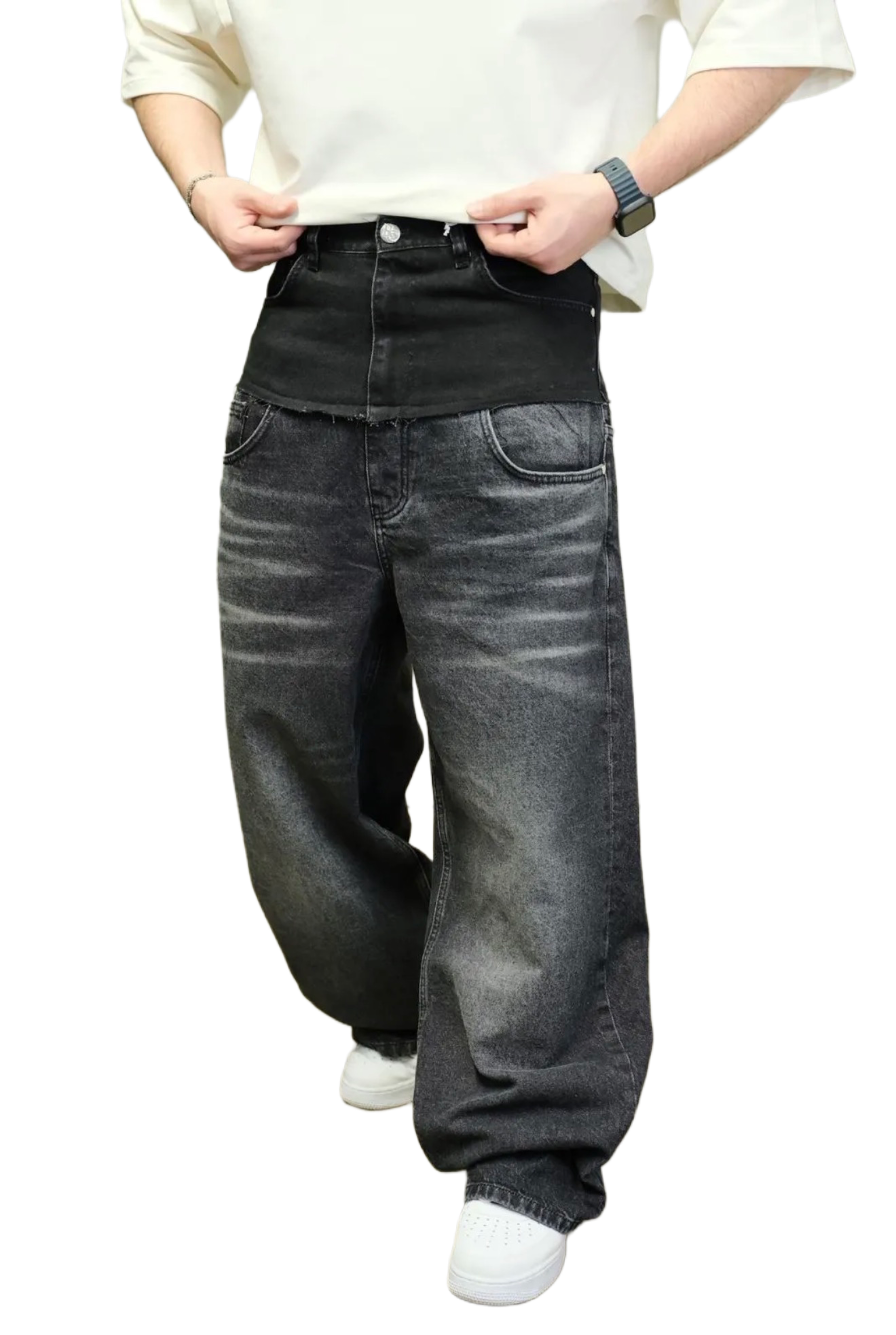 Double Jeans Noir de Riches Paris