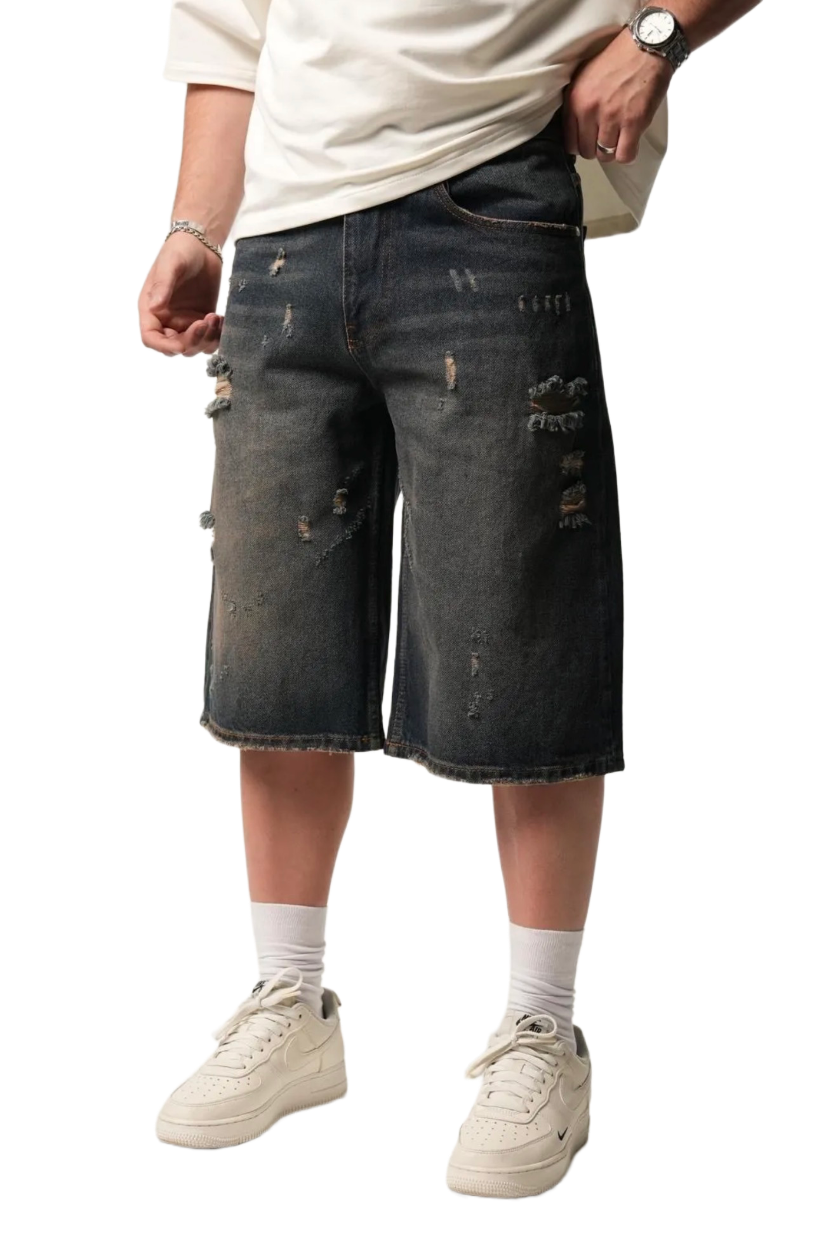 Short en Jeans Oversized de Riches Paris