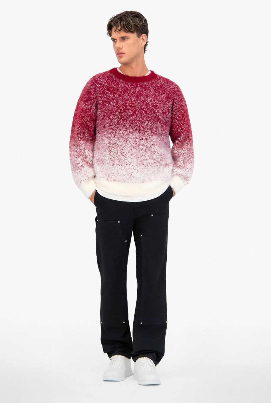 Fluffy Knit Pullover