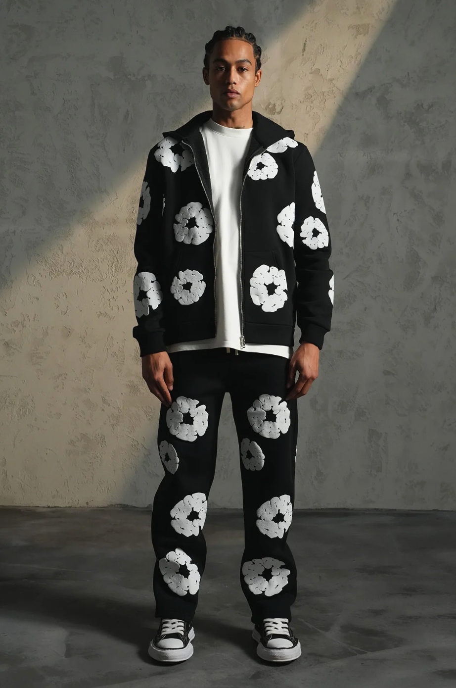 Ensemble Fleur Noir