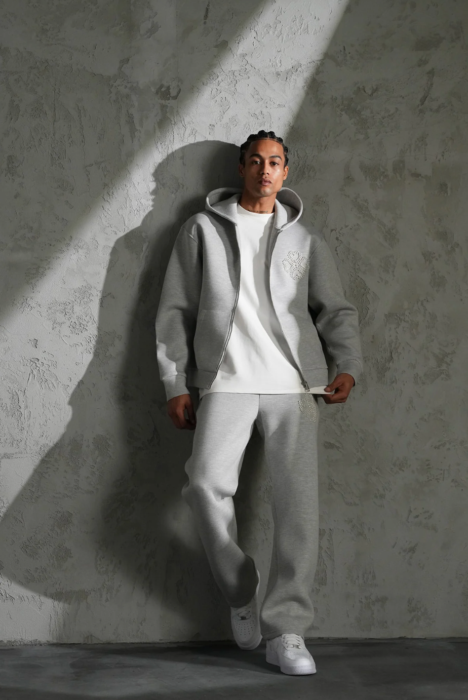 Ensemble Perles Gris