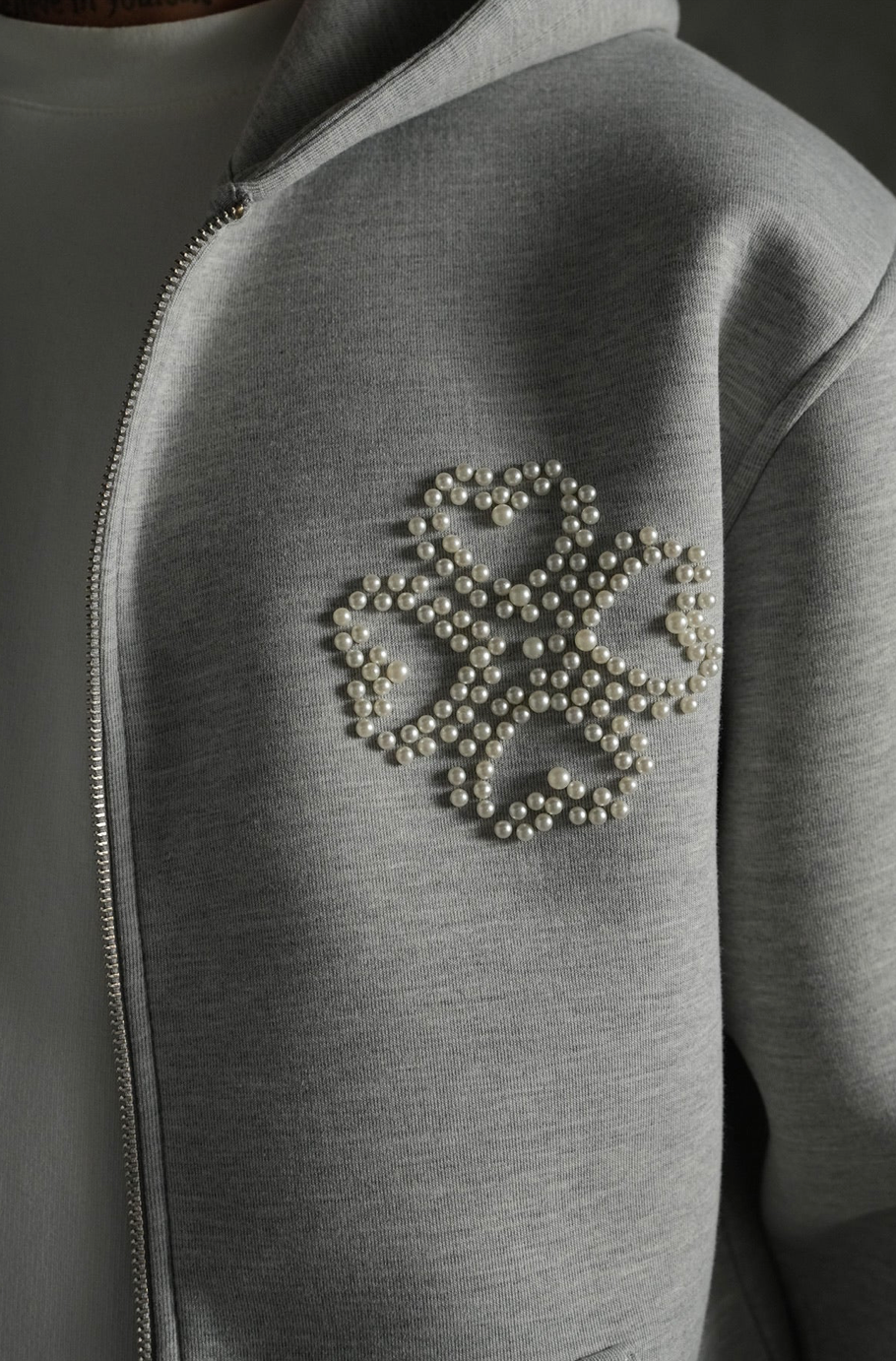 Ensemble Perles Gris