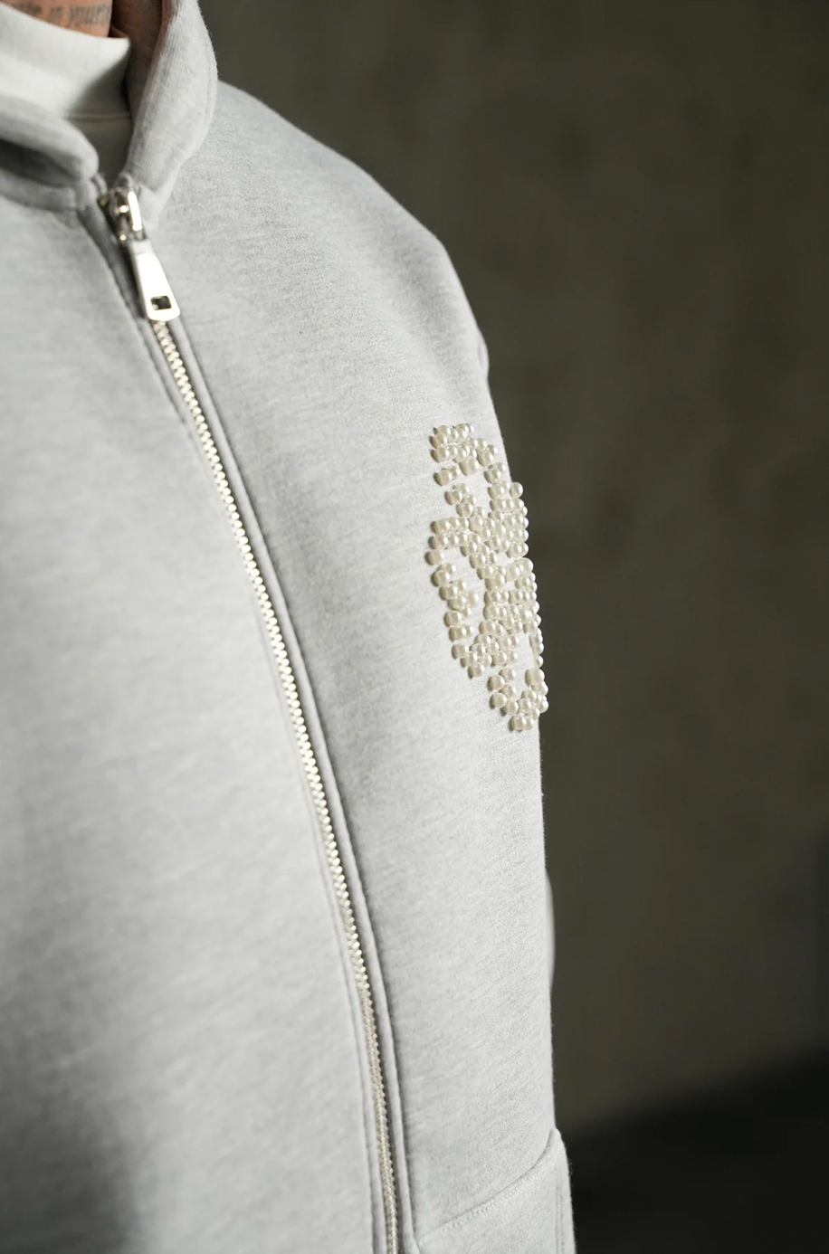 Ensemble Perles Gris