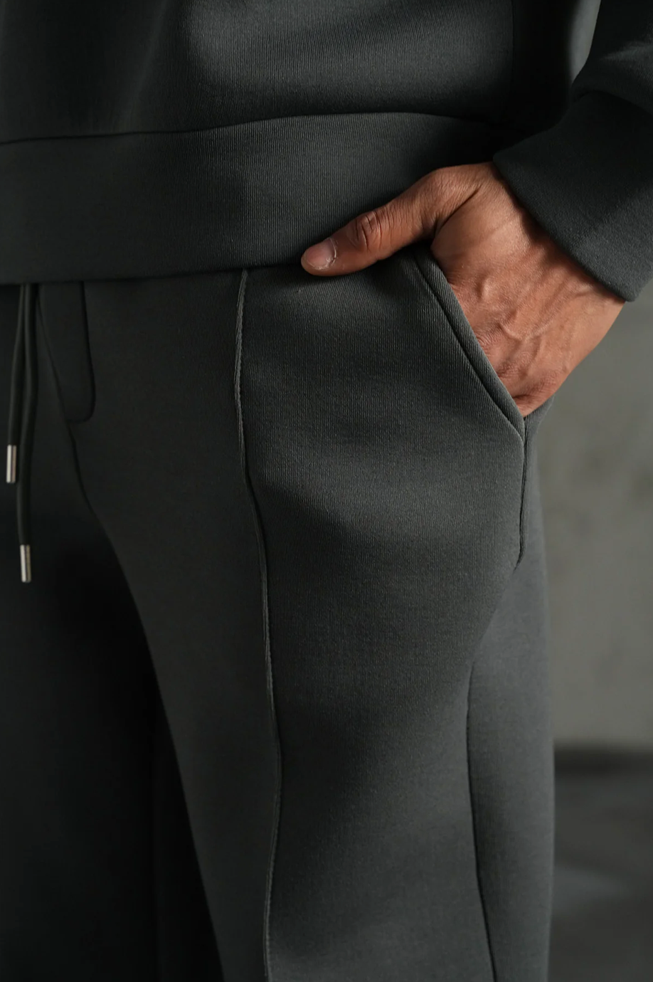 Ensemble Perles Gris Anthracite