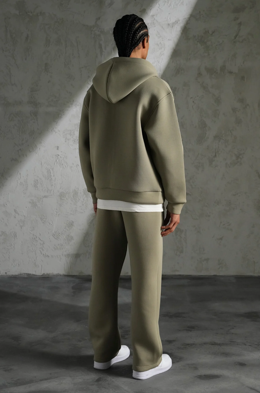 Ensemble Perles Vert Kaki