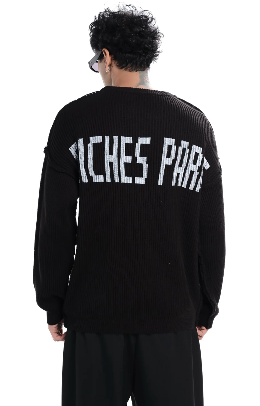 Pull Riches Paris Tricot Noir