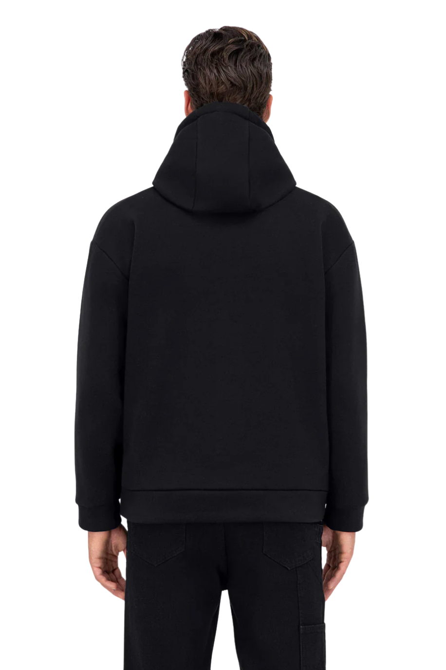 Cœur Chic Hoodie Noir/Rouge