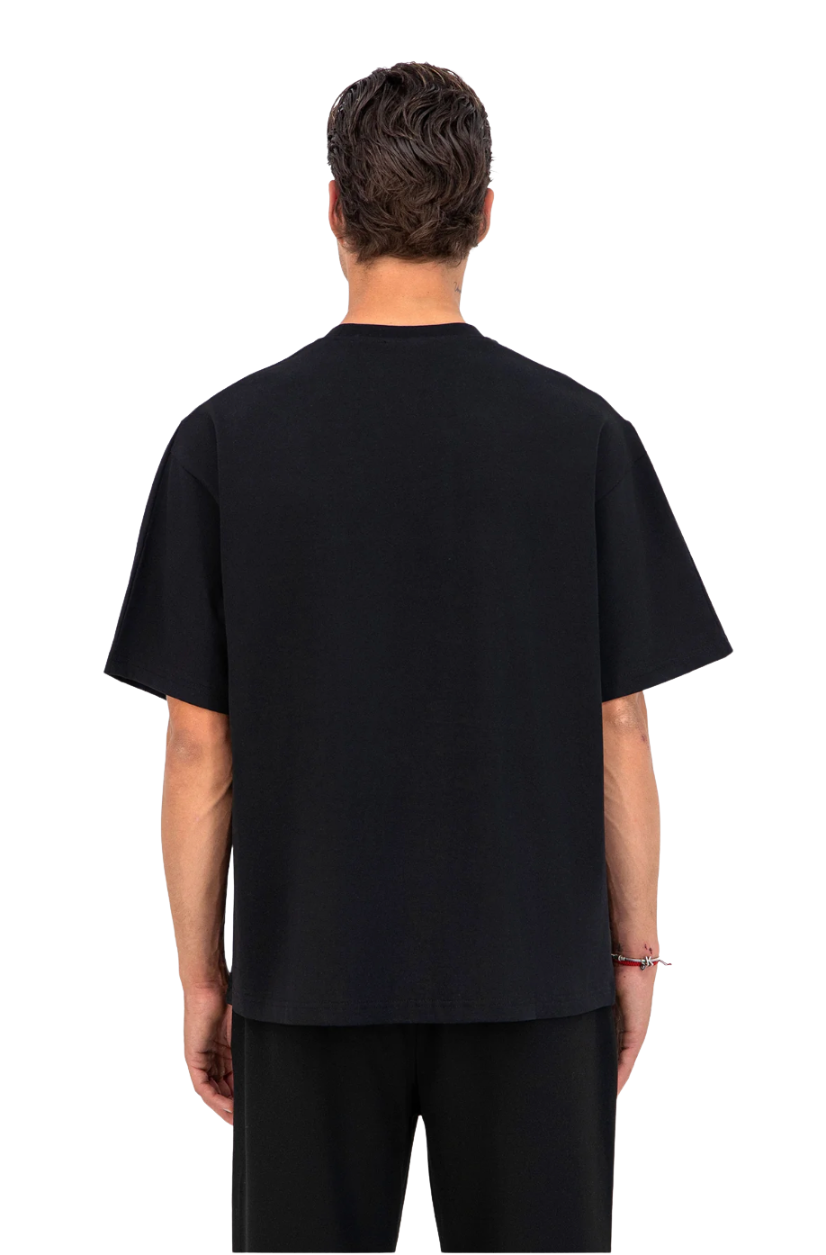 T-shirt Coeur Noir/Rose