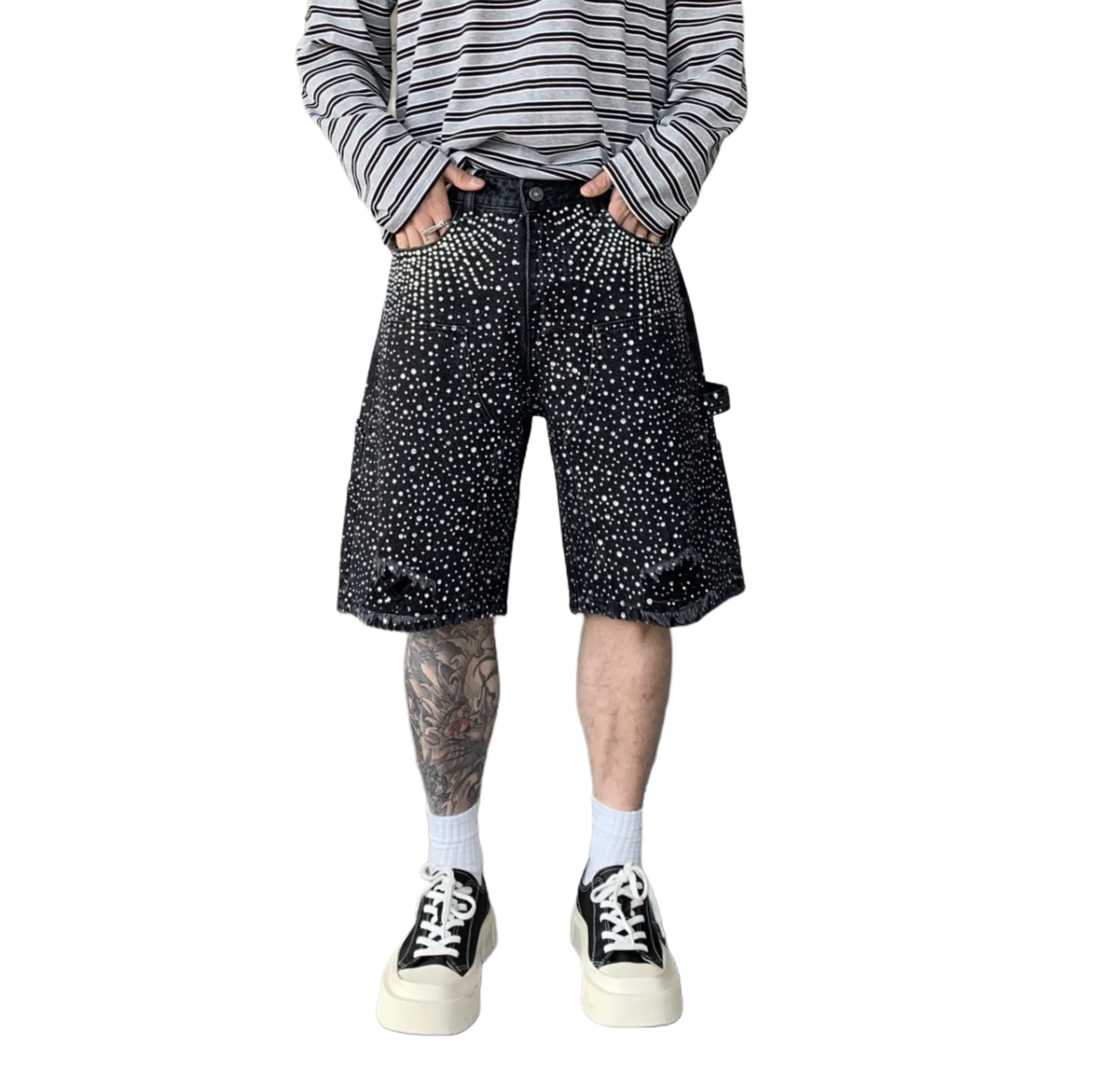 Short en Jeans Oversized full ICE de Riches Paris