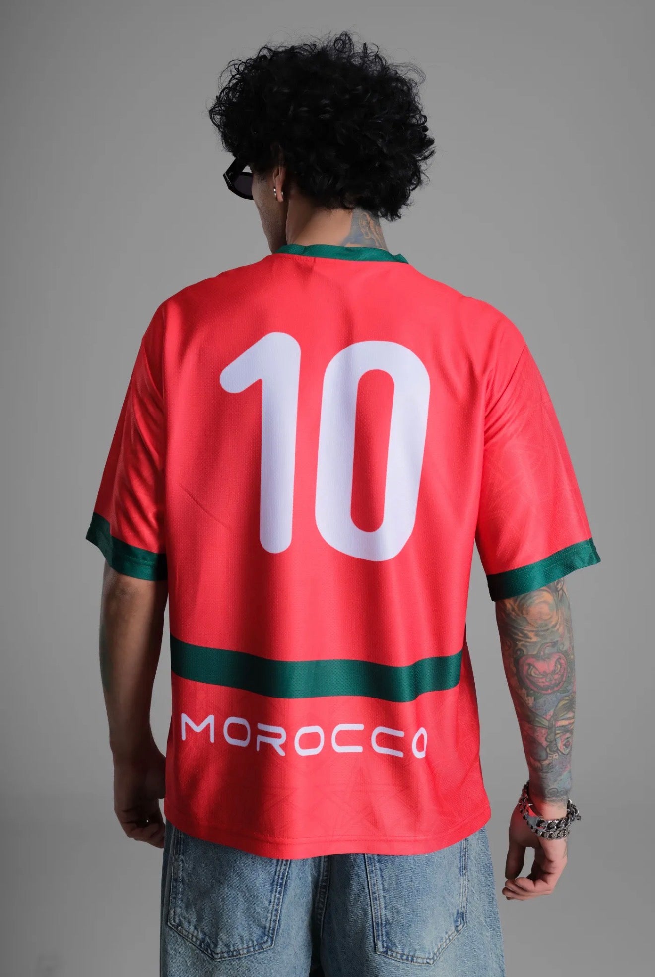 Maillot Vintage Oversize édition Maroc